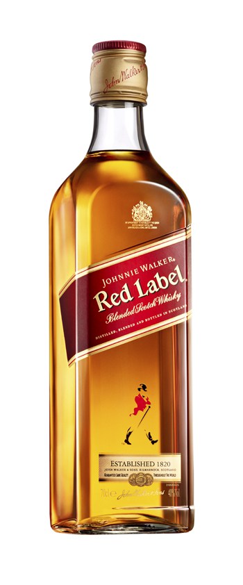 JW Red Label 70cl Bottle Angle on White ROPP cap RGB