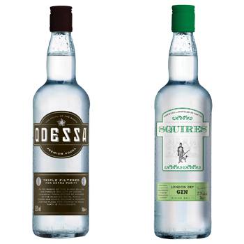Odessa Vodka Squires Gin
