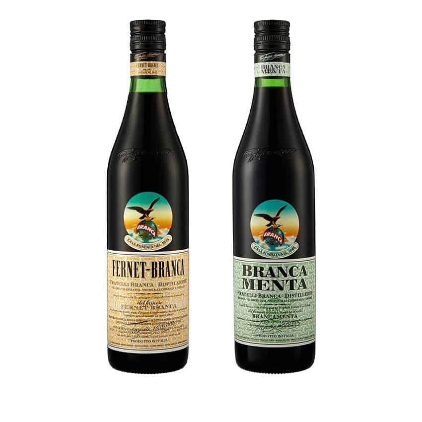 Fernet Branca and Branca Menta