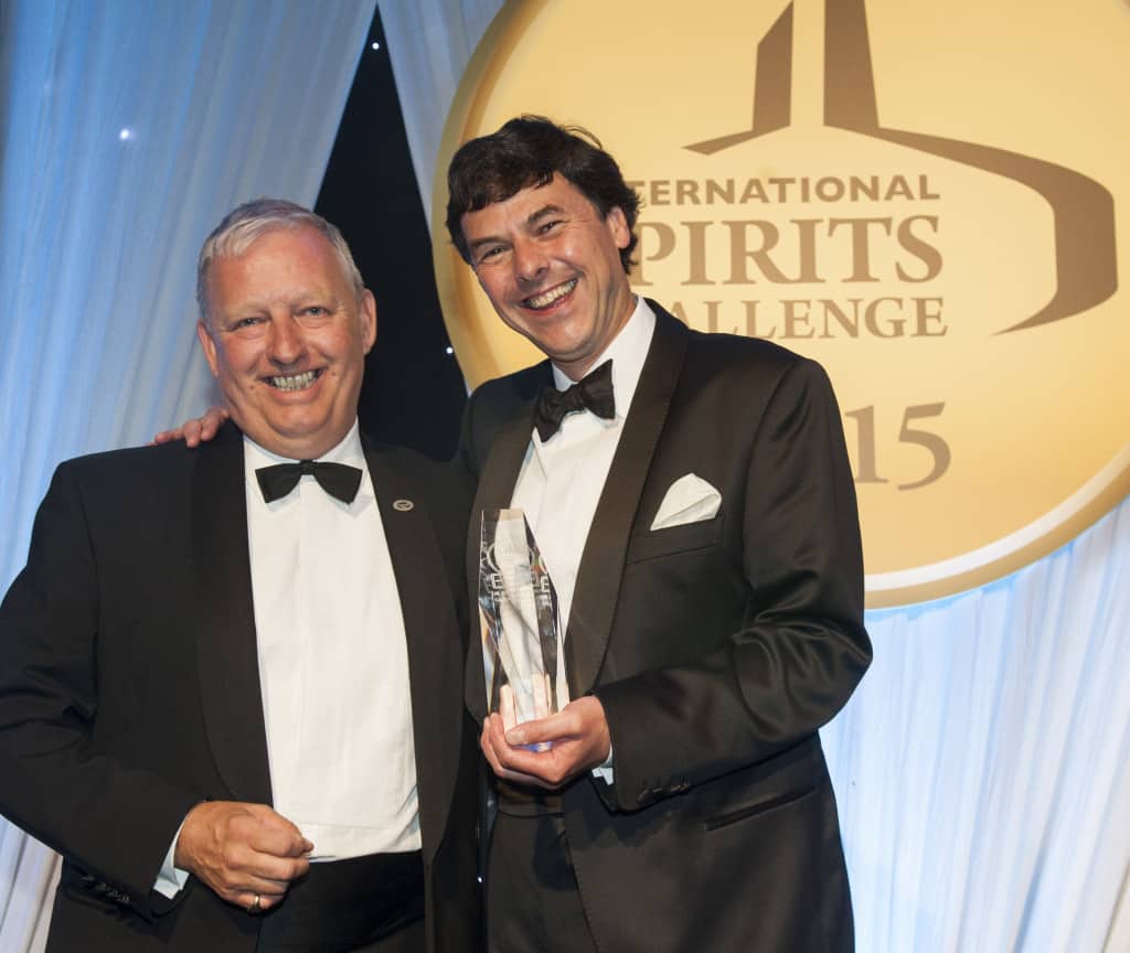 Dr Bill Lumsden right named ISC Master Distiller Of the Year 2015